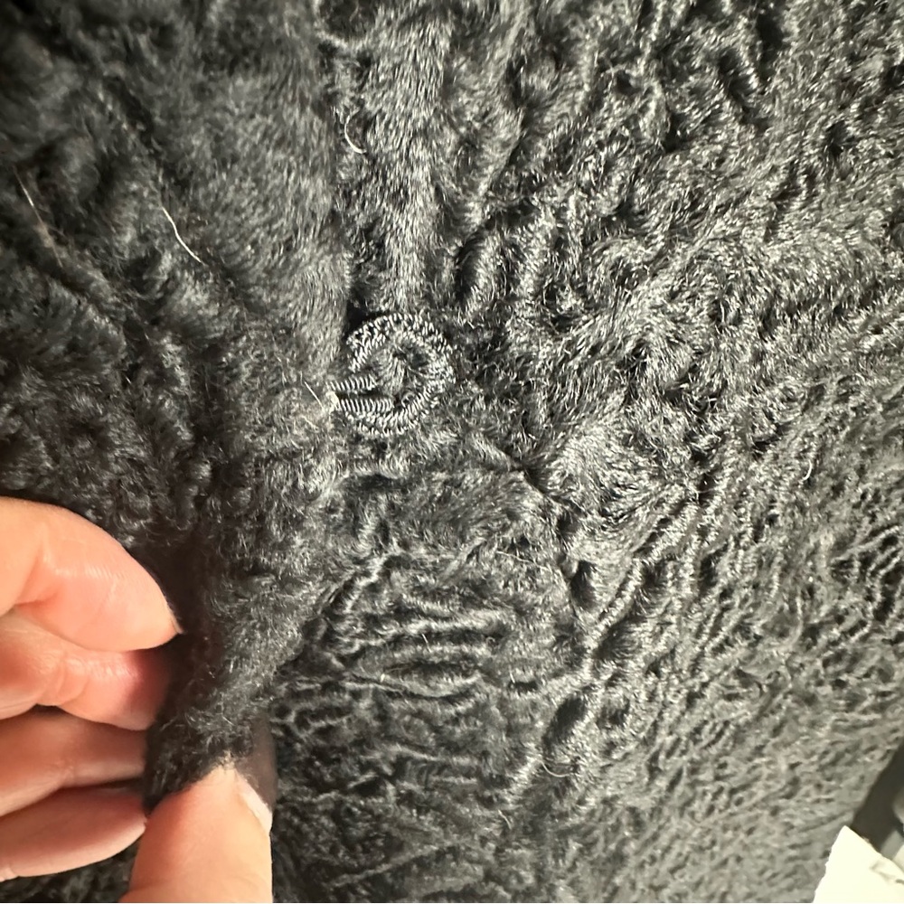 Vintage 50’s/60’s G Fox + Co Persian Lamb Fur Jacket w/Mink Collar - Picture 16 of 16